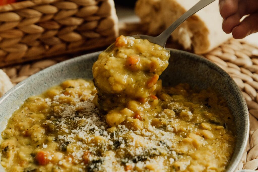 レンズ豆のターメリックダル